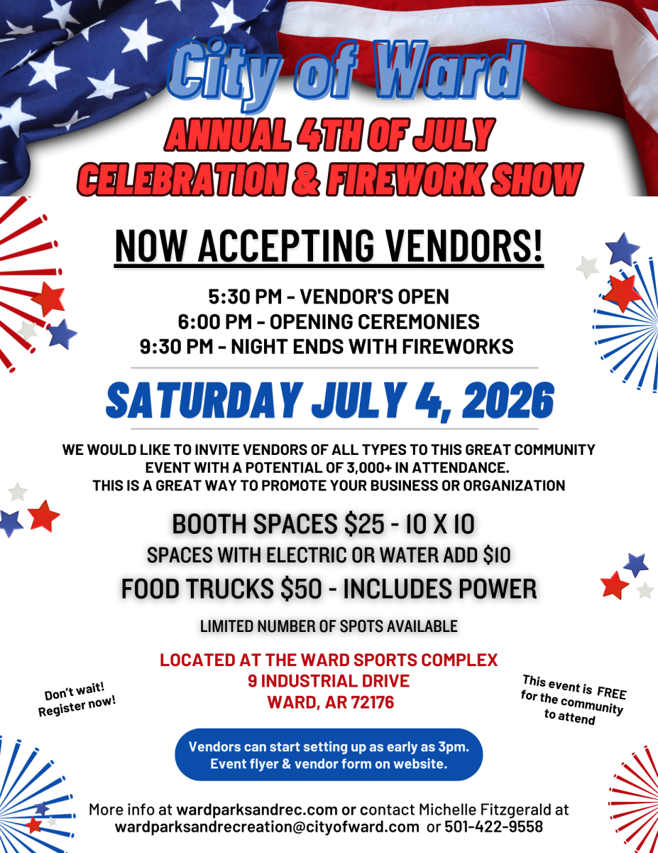 Accepting vendors for July 4th event