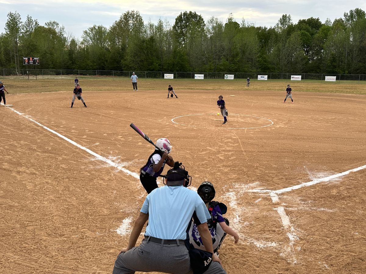 Game time for youth softball