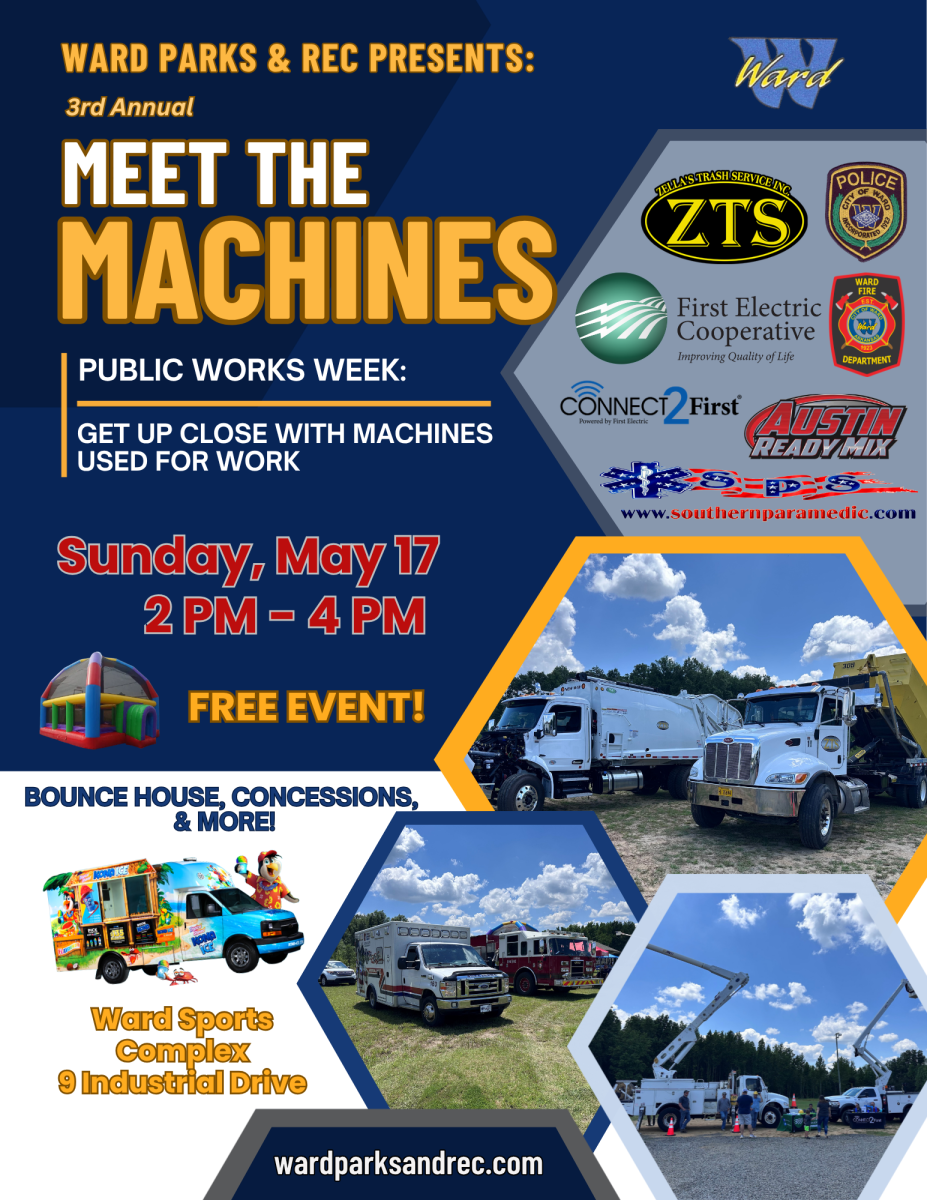 meet machines and get up close with trash truck, etc