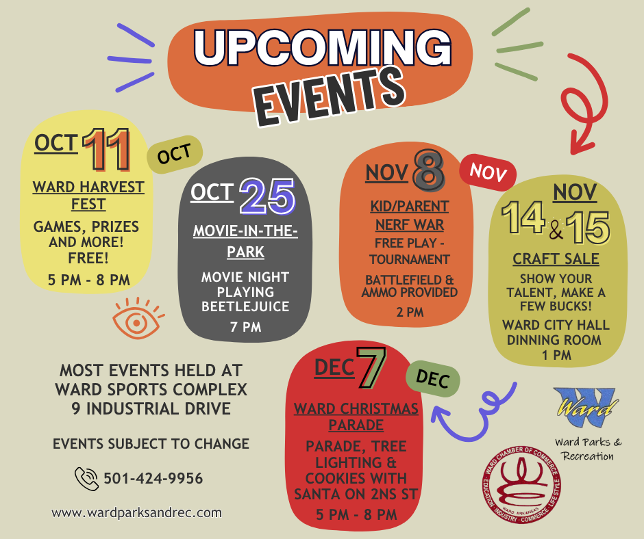 More upcoming events for 2025