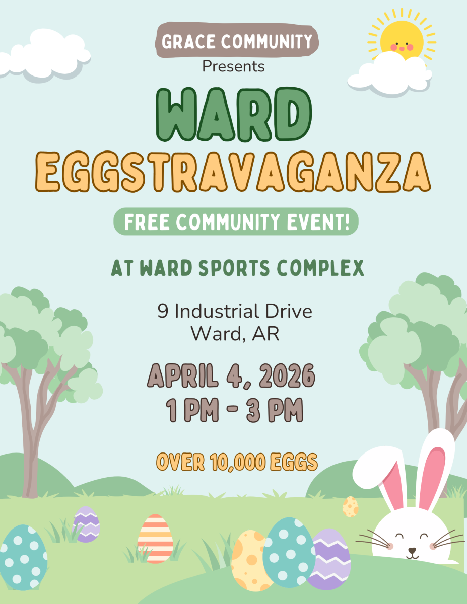 Easter egg hunt at the Ward Sports Complex